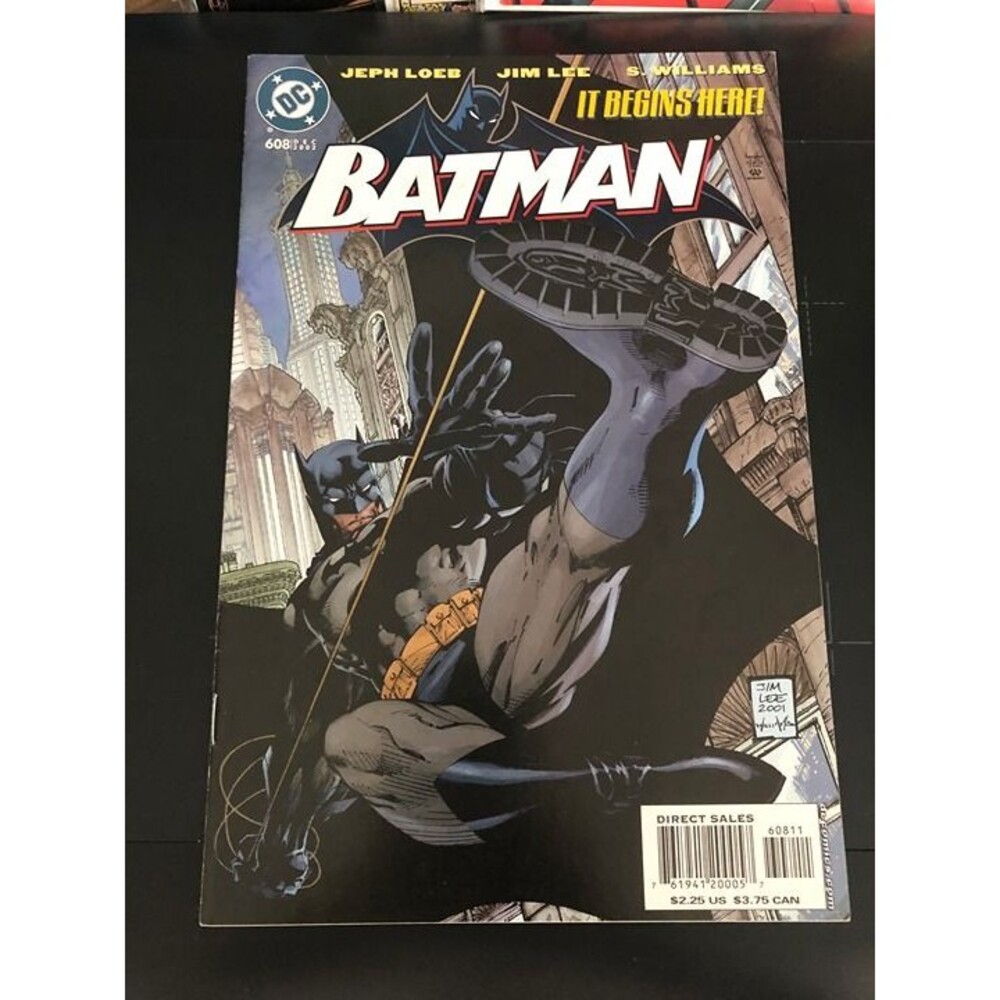 Batman #608 Jim Lee Cover Hush Story Begins DC 2002